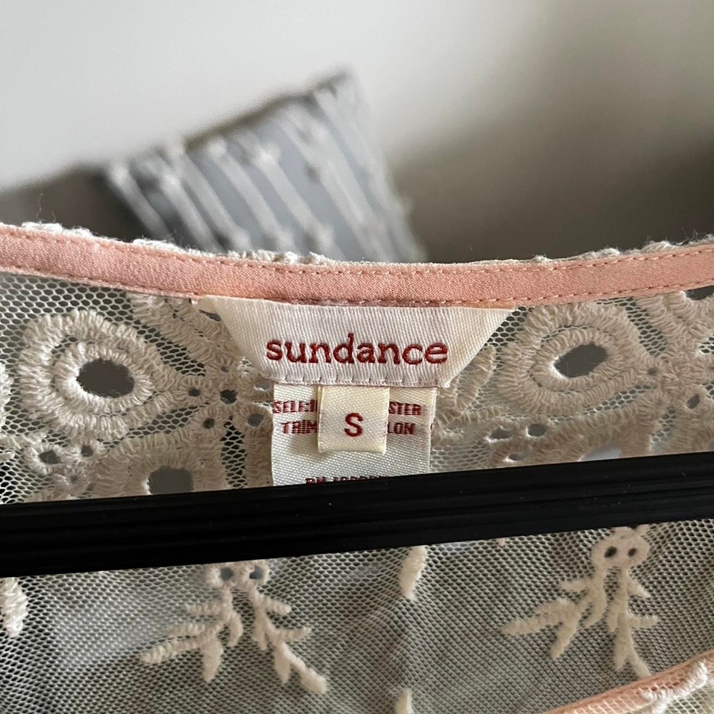 Sundance lace boho ren fairy top mini dress - Picture 3 of 7